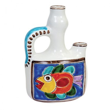 Pitcher Folk Fish BR109FK de simone pottery Pitcher Folk Fish BR109FK de simone pottery
